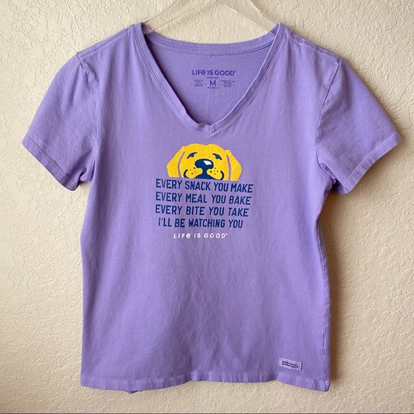 Life Is Good Tops - Life is Good Dog Shirt